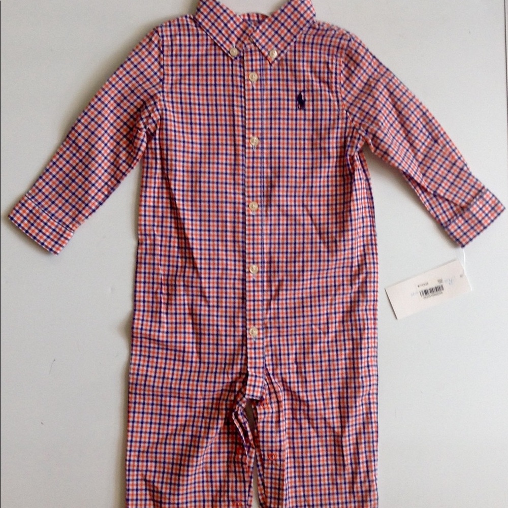 NEW WITH TAG RALPH LAUREN POLO BABY BOY ONE PIECE